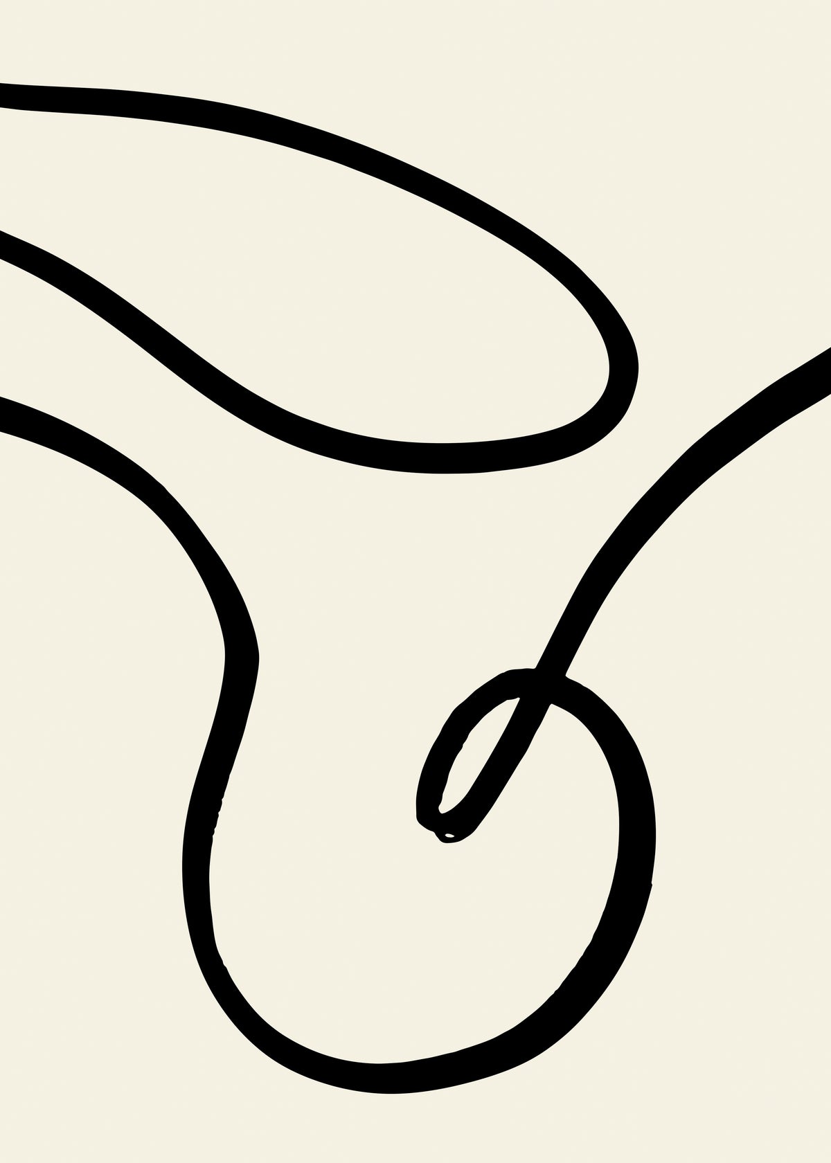 Black Lines 02 - Unframed art print