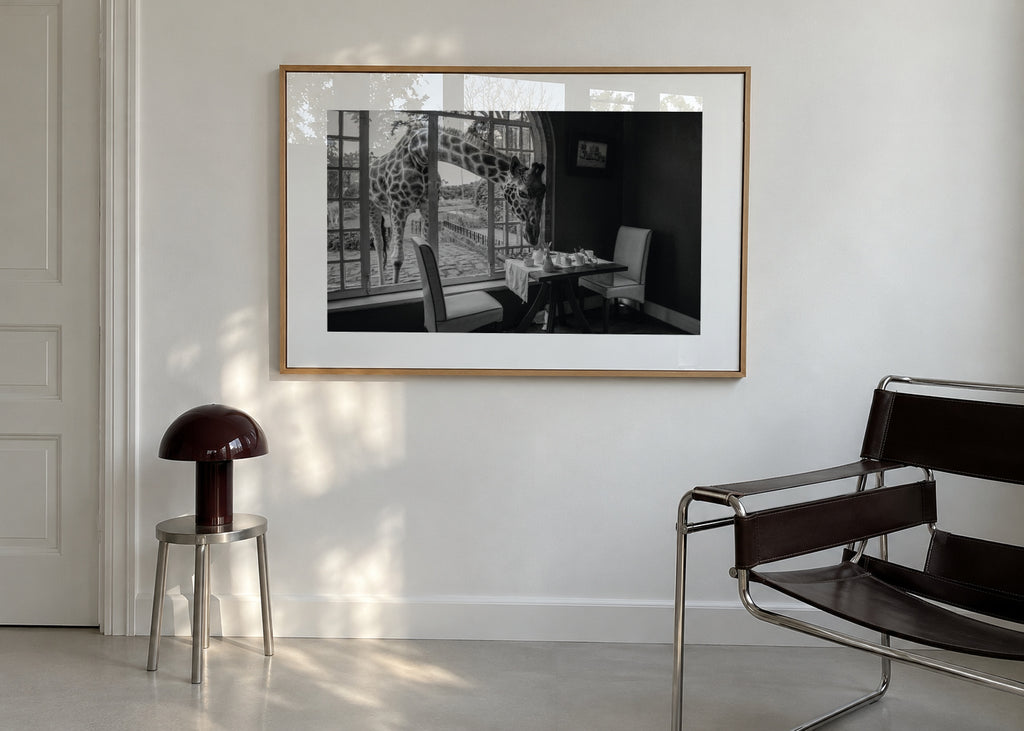 Breakfast time - Framed poster in an interior