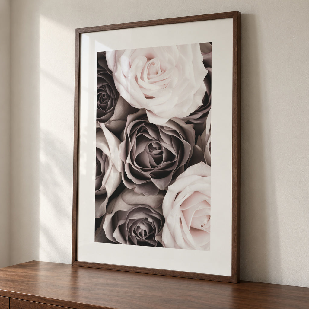Roses - Framed poster detail