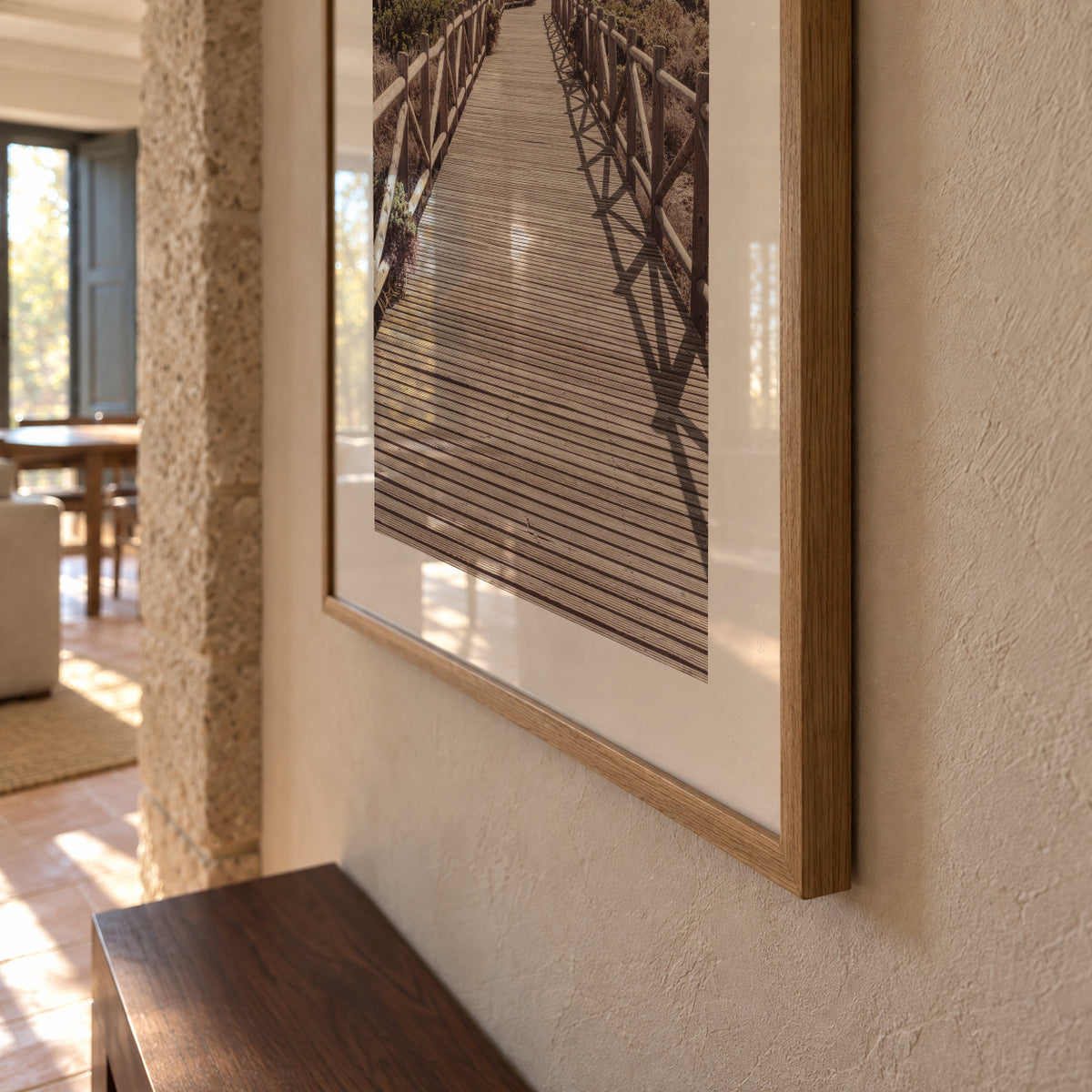 Beach VII - Framed poster detail