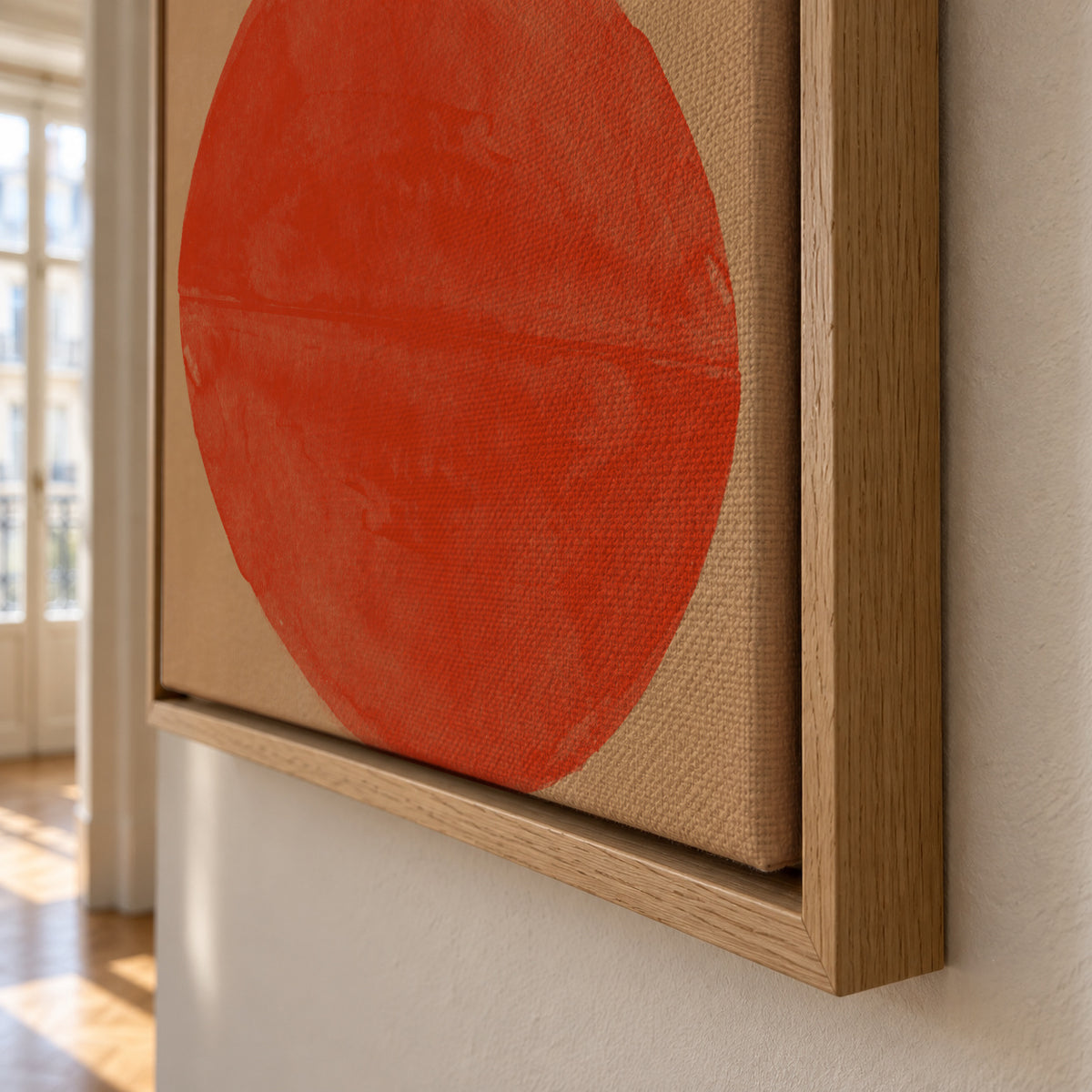 Separation - Framed canvas detail