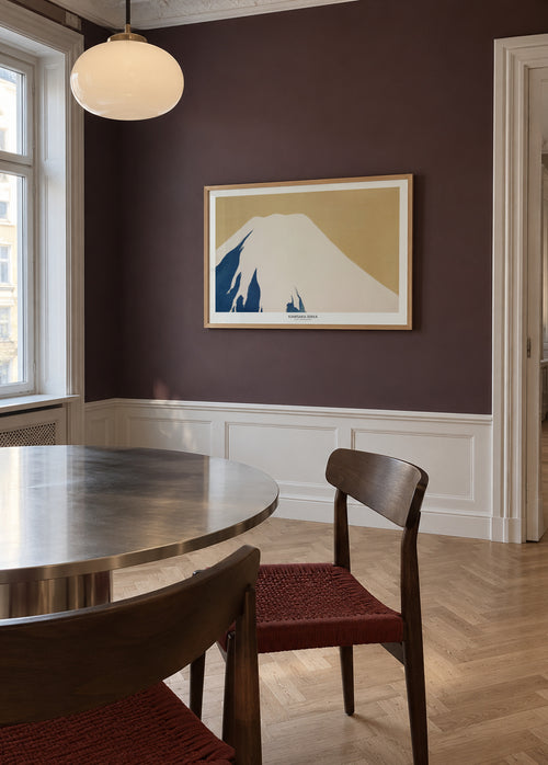 Mount Fuji From Momoyogusa - Framed poster in an interior
