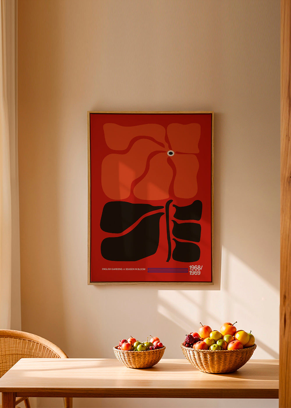 English Gardens Red/Orange - Frances Collett