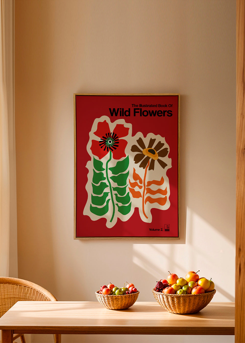 The Illustrated Book Of Wild Flowers Vol.2 Red - Frances Collett