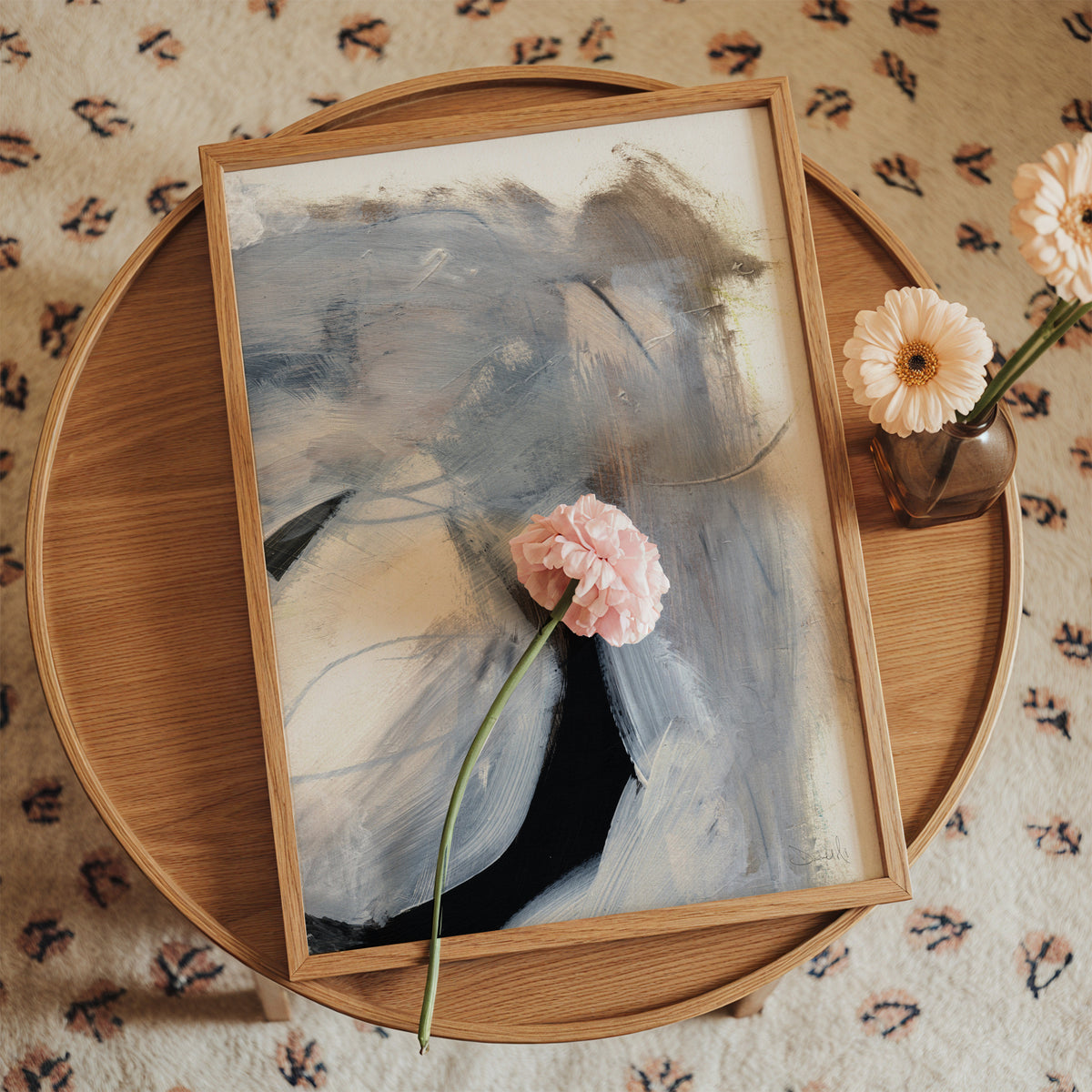 Windy - Framed poster in an interior