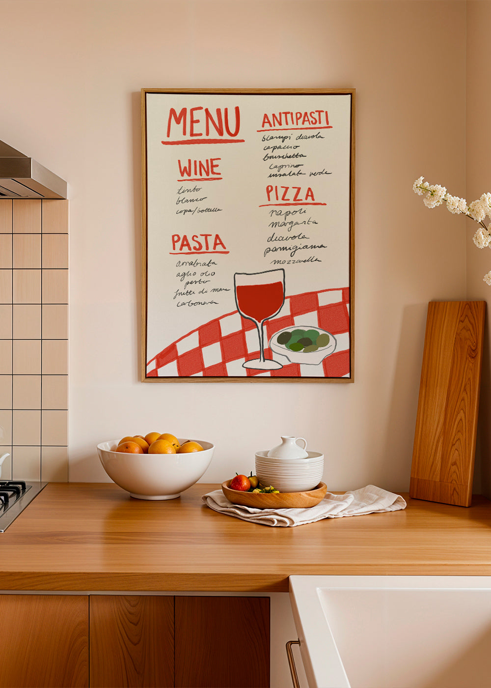 Italian Menu - Athene Fritsch