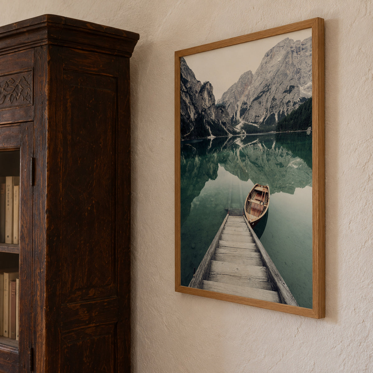 Calm waters - Ralf Richtsteiger - Framed poster detail
