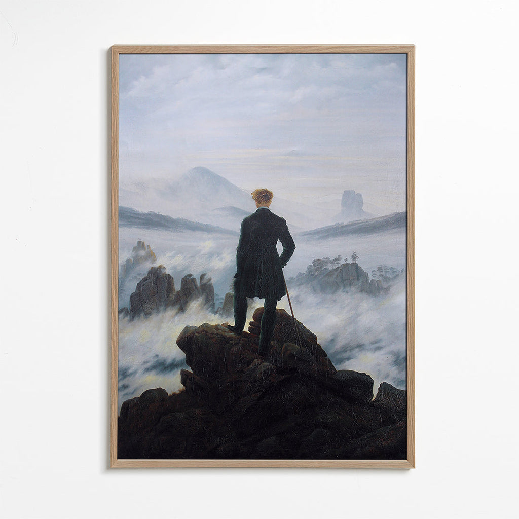 Wanderer Above the Sea of Fog - Caspar David Friedrich