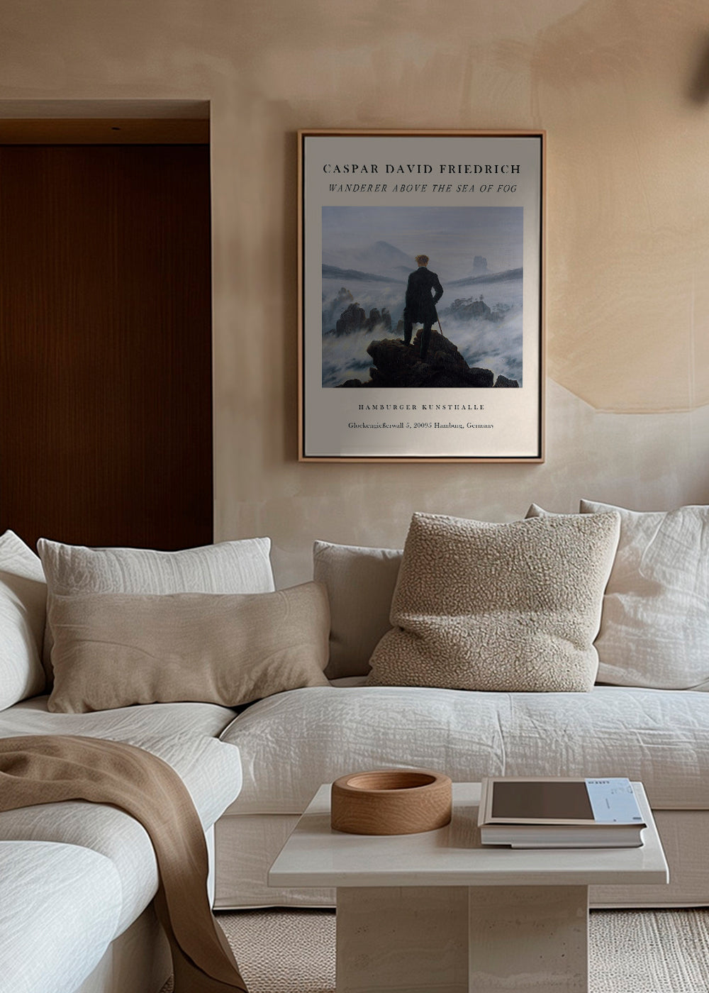 Wanderer Above the Sea of Fog Exhibition - Caspar David Friedrich