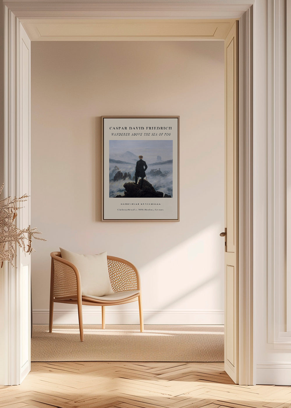 Wanderer Above the Sea of Fog Exhibition - Caspar David Friedrich