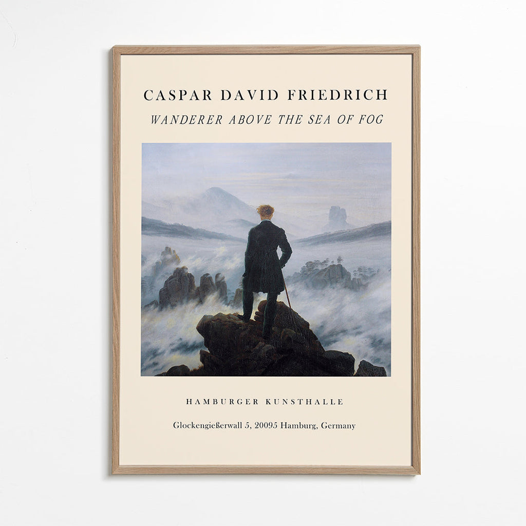 Wanderer Above the Sea of Fog Exhibition - Caspar David Friedrich