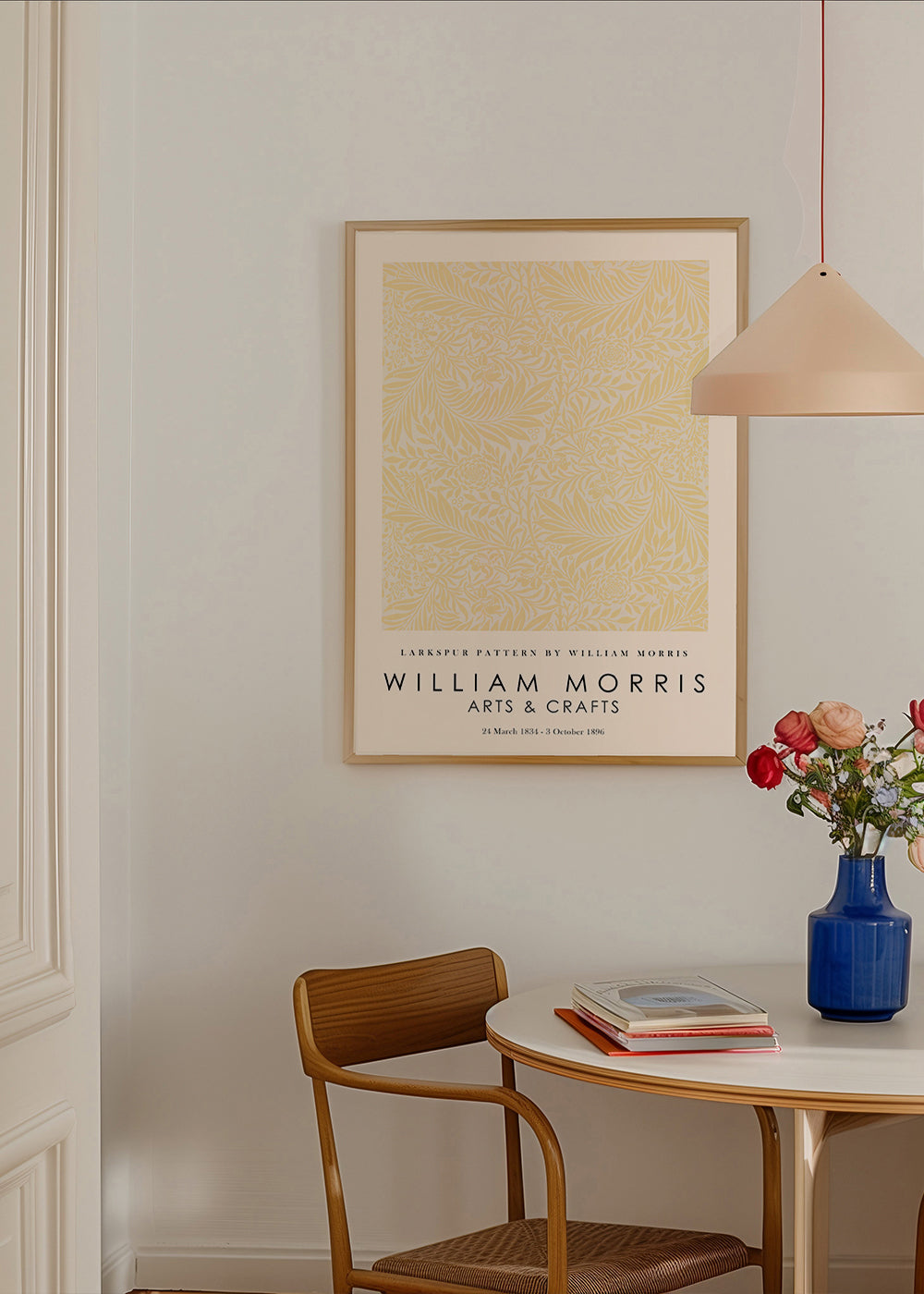 Larkspur Pattern by William Morris Exhibition