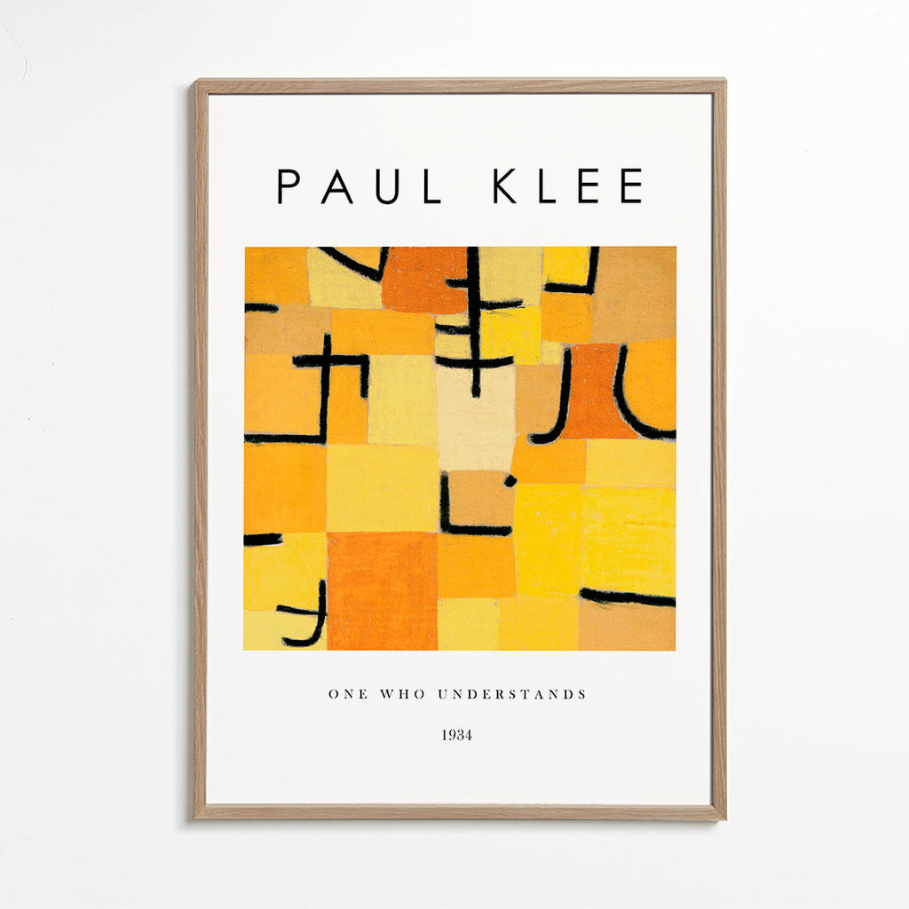 One Who Understands 2 Exhibition White - Paul Klee