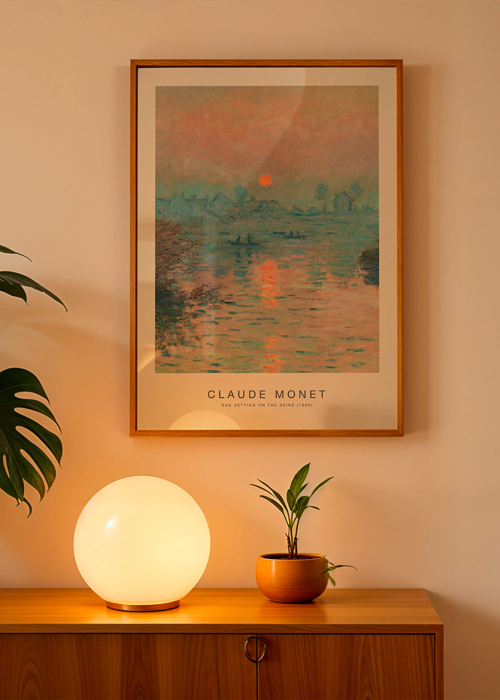 Sun Setting on the Seine (Special Edition) - Claude Monet