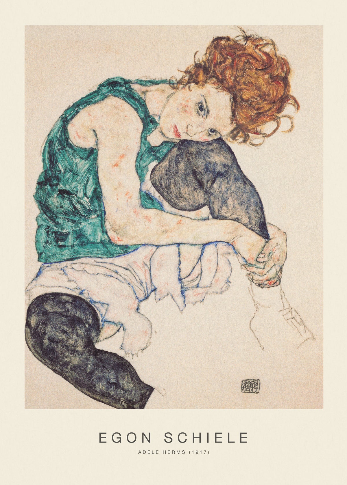 Adele Herms (Special Edition) - Egon Schiele - Unframed art print