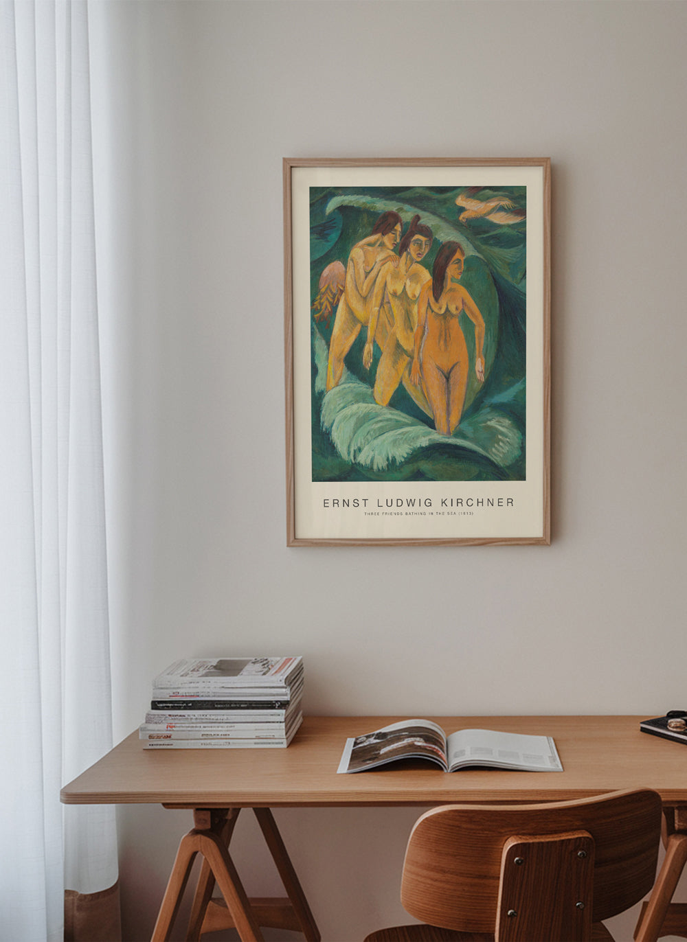 Three Friends Bathing in the Sea (Special Edition) - Ernst Ludwig Kirchner