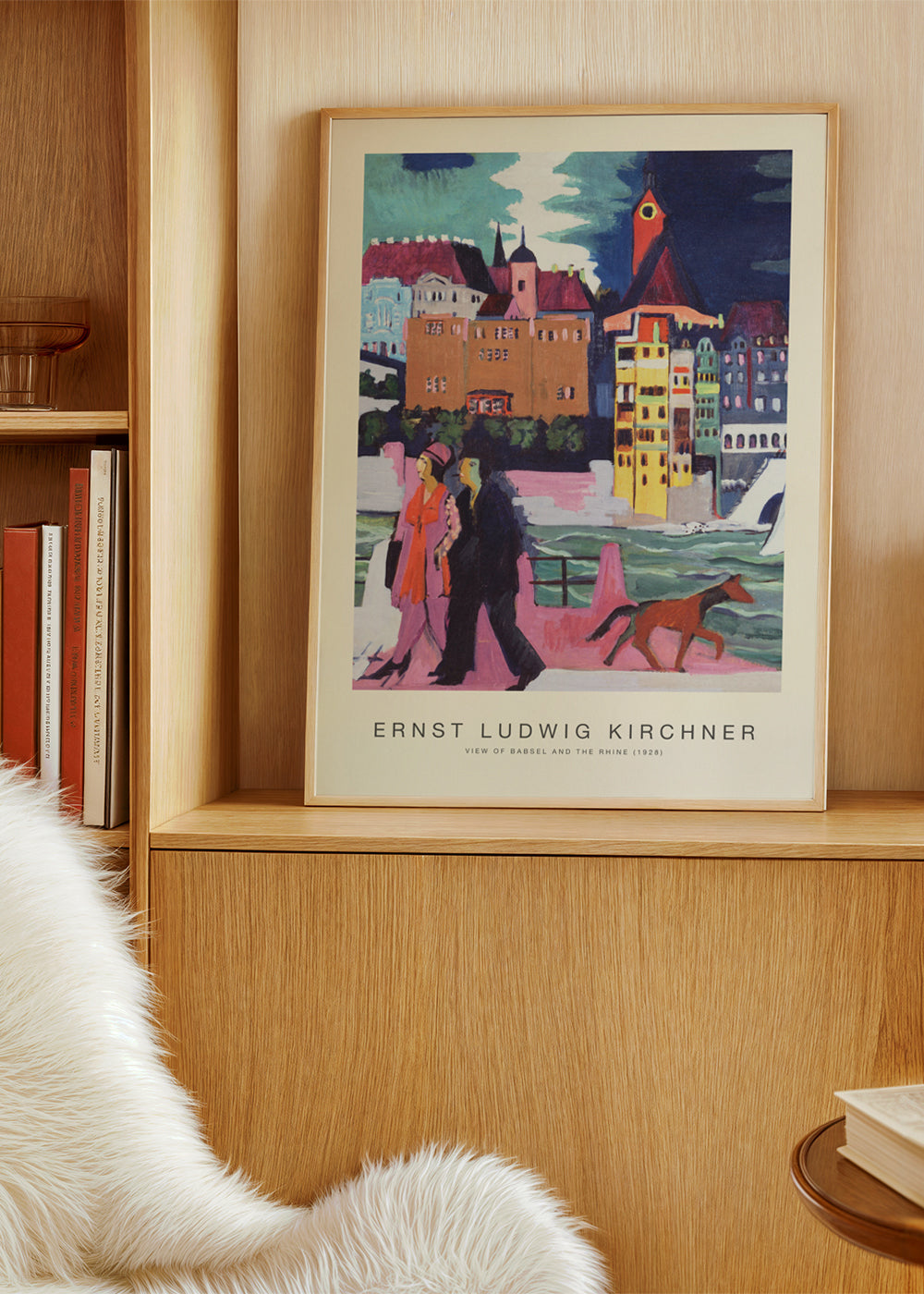 View of Basel & The Rhine (Special Edition)- Ernst Ludwig Kirchner