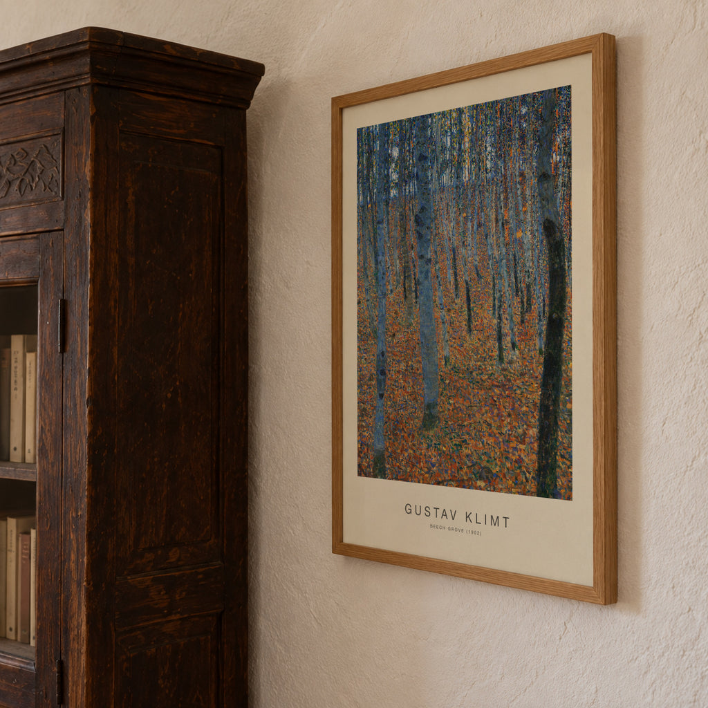 Beech Grove (Special Edition) - Gustav Klimt - Framed poster detail