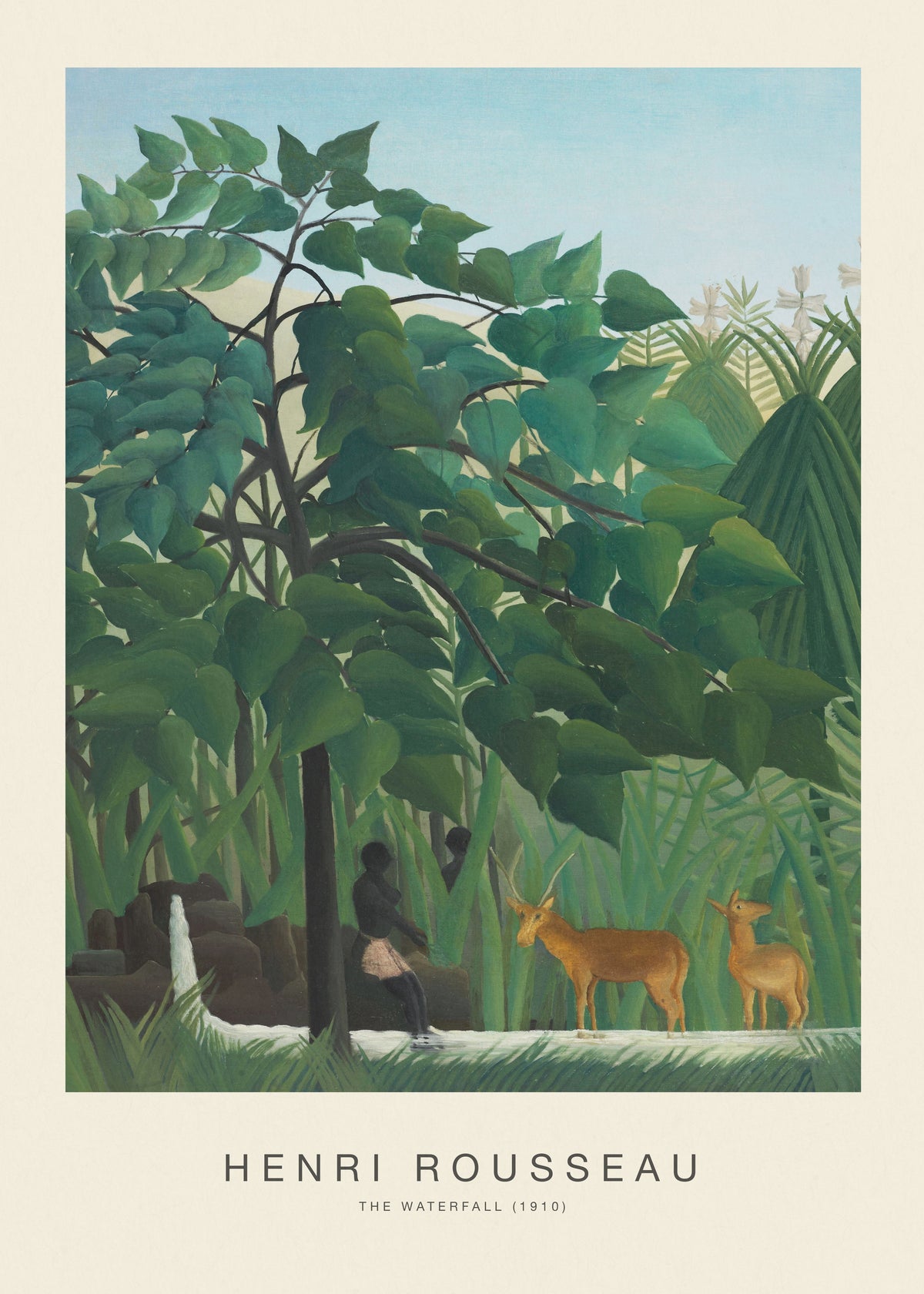 The Waterfall (Special Edition) - Henri Rousseau - Unframed art print