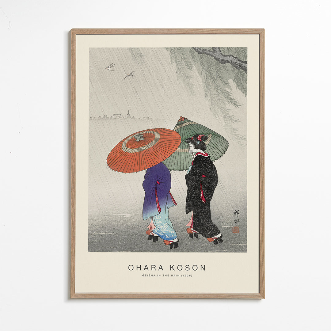 Geisha in the Rain (Special Edition) - Ohara Koson