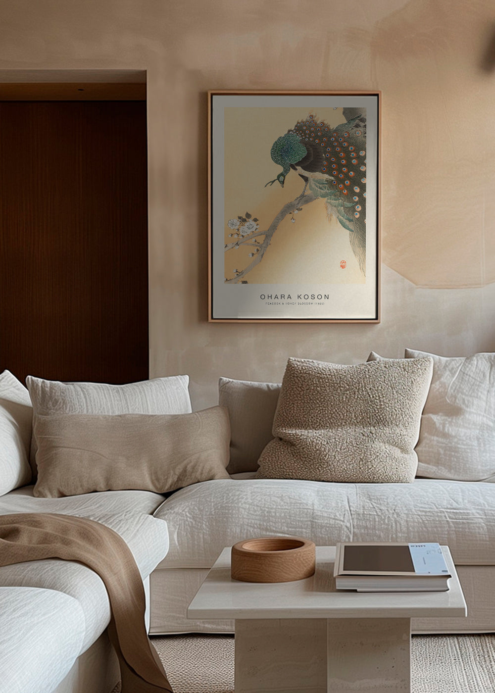 Peacock & Honey Blossom (Special Edition) - Ohara Koson