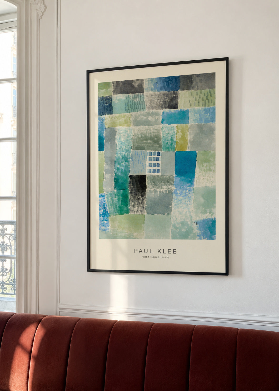 First House (Special Edition) - Paul Klee - Framed poster in an interior