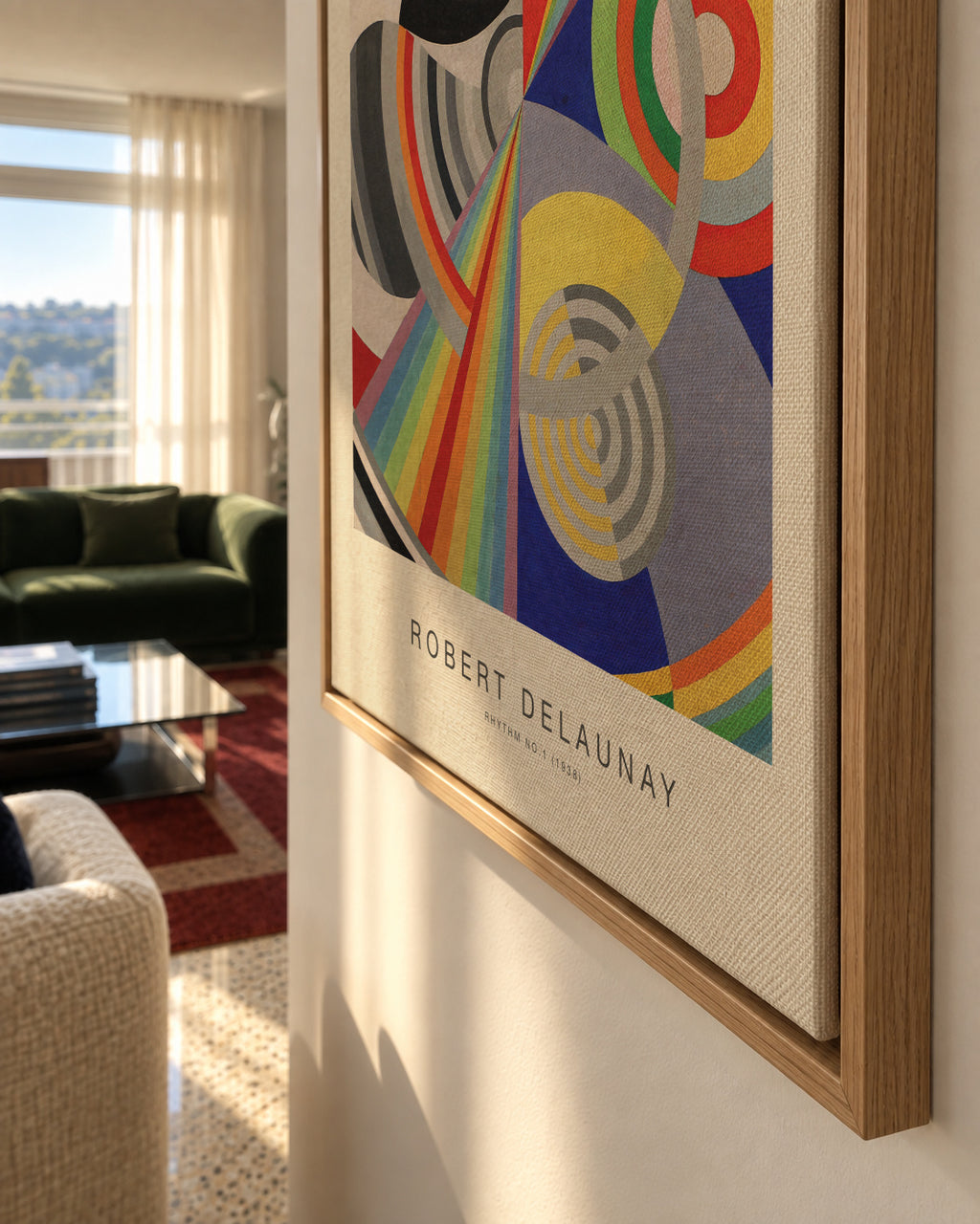 Rhythm No.1 (Special Edition) - Robert Delaunay - Framed canvas detail
