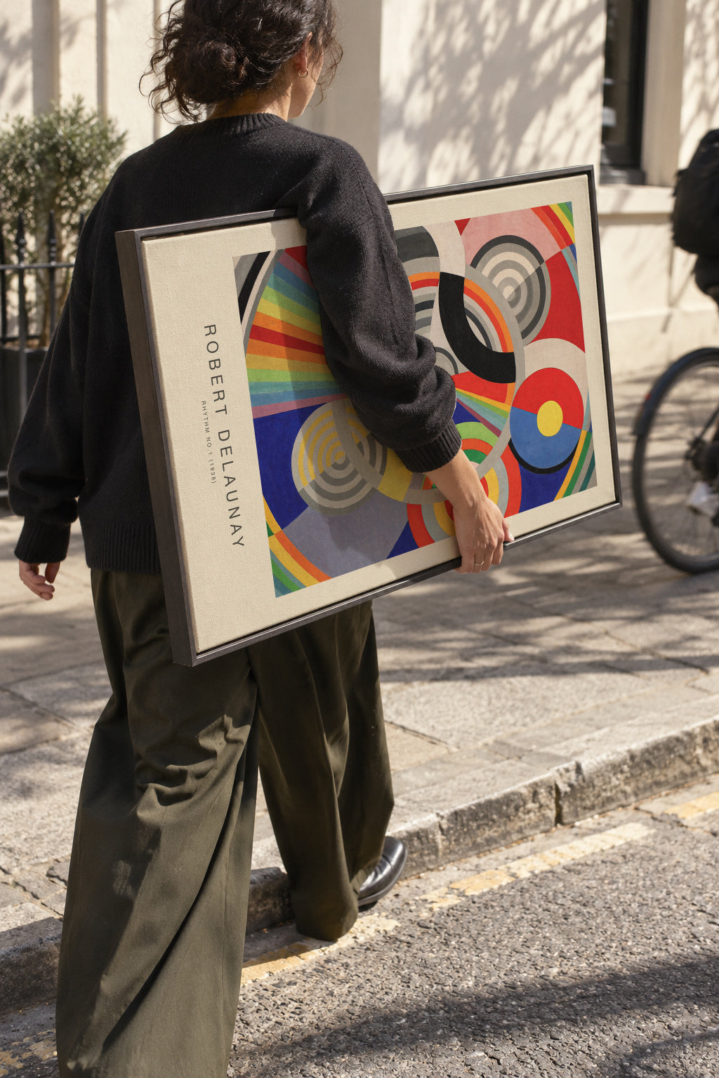 Rhythm No.1 (Special Edition) - Robert Delaunay - Framed canvas in an interior