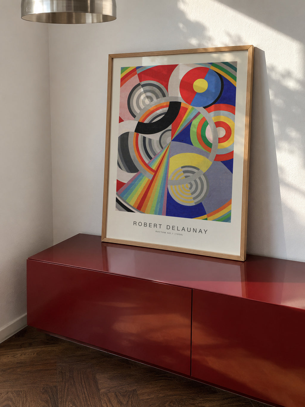 Rhythm No.1 (Special Edition) - Robert Delaunay - Framed poster in an interior