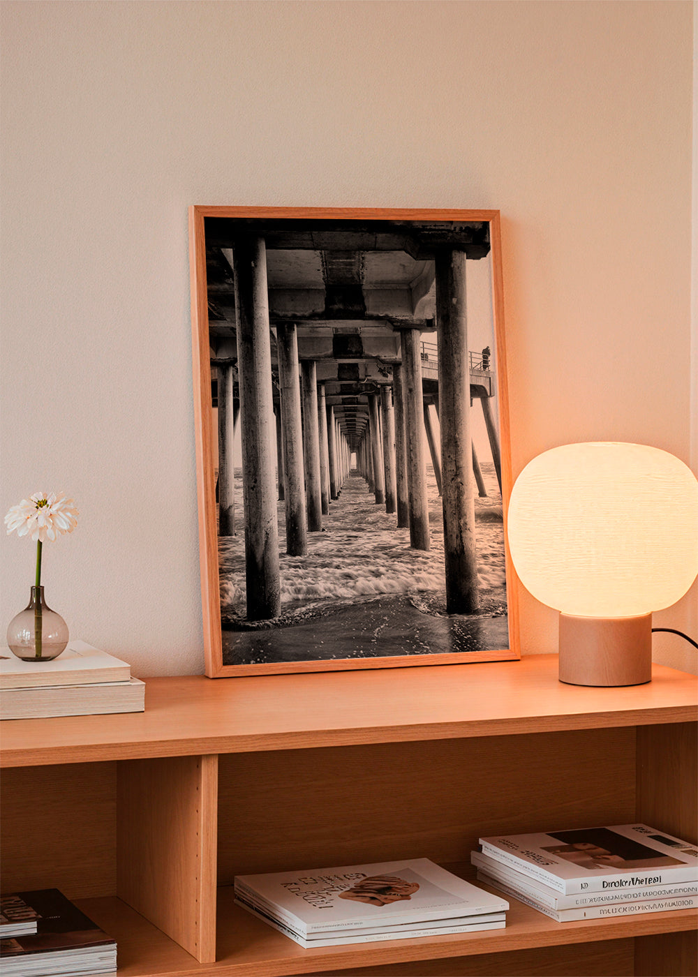 Black California - Underneath Huntington Beach Pier