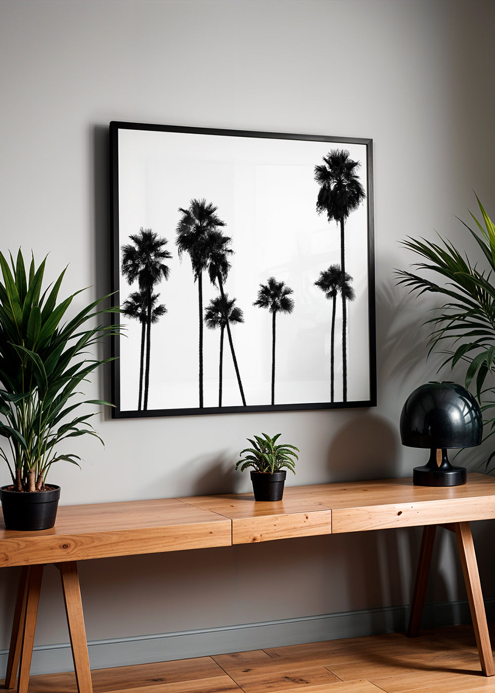 Black California - Palm Trees L.A II