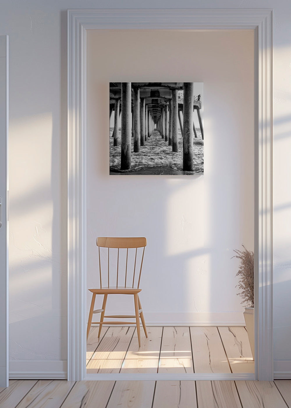 Black California - Underneath Huntington Beach Pier II