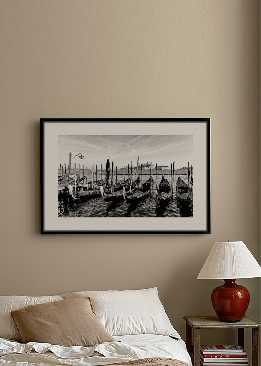 Black Venice - Gondolas for San Giorgio Maggiore