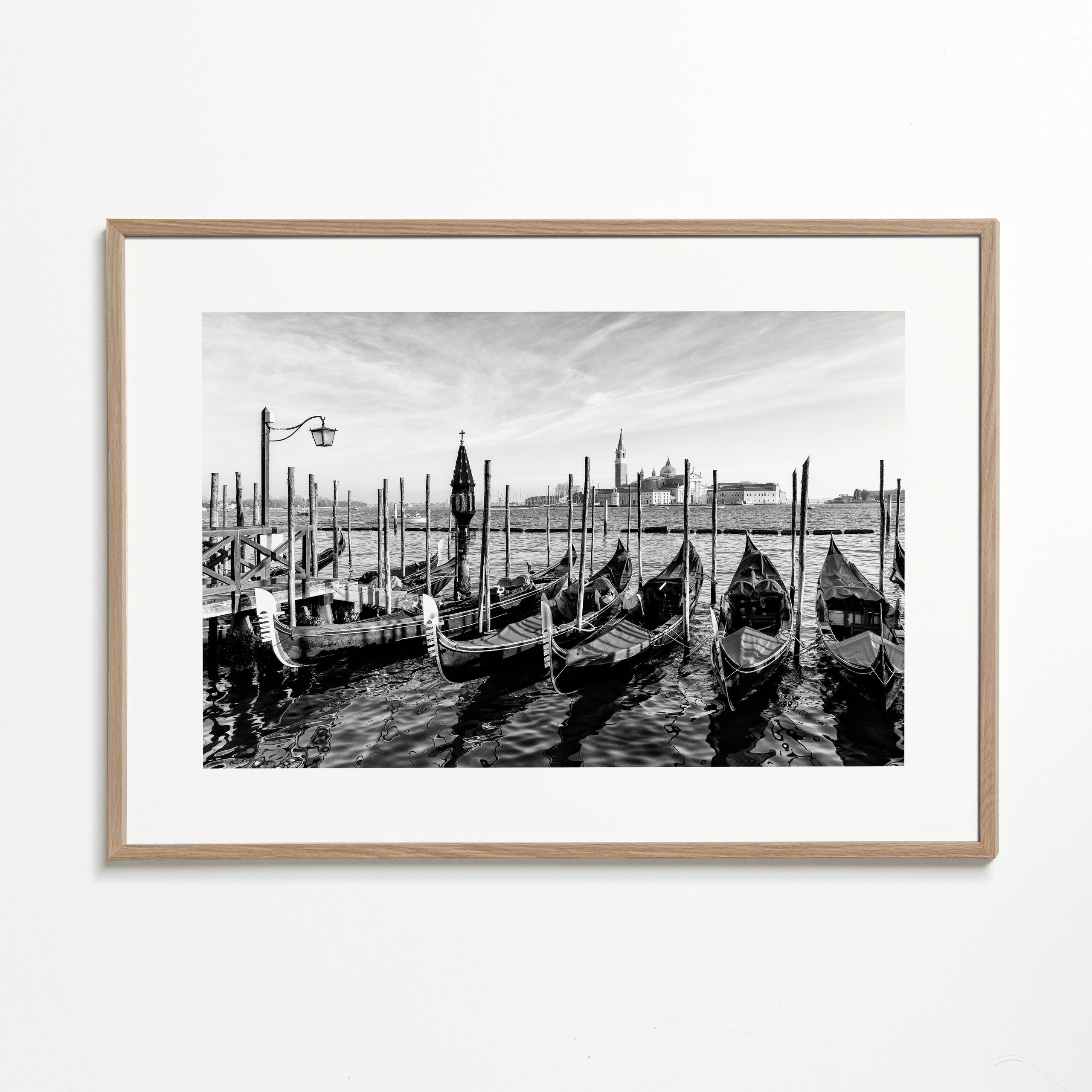 Black Venice - Gondolas for San Giorgio Maggiore
