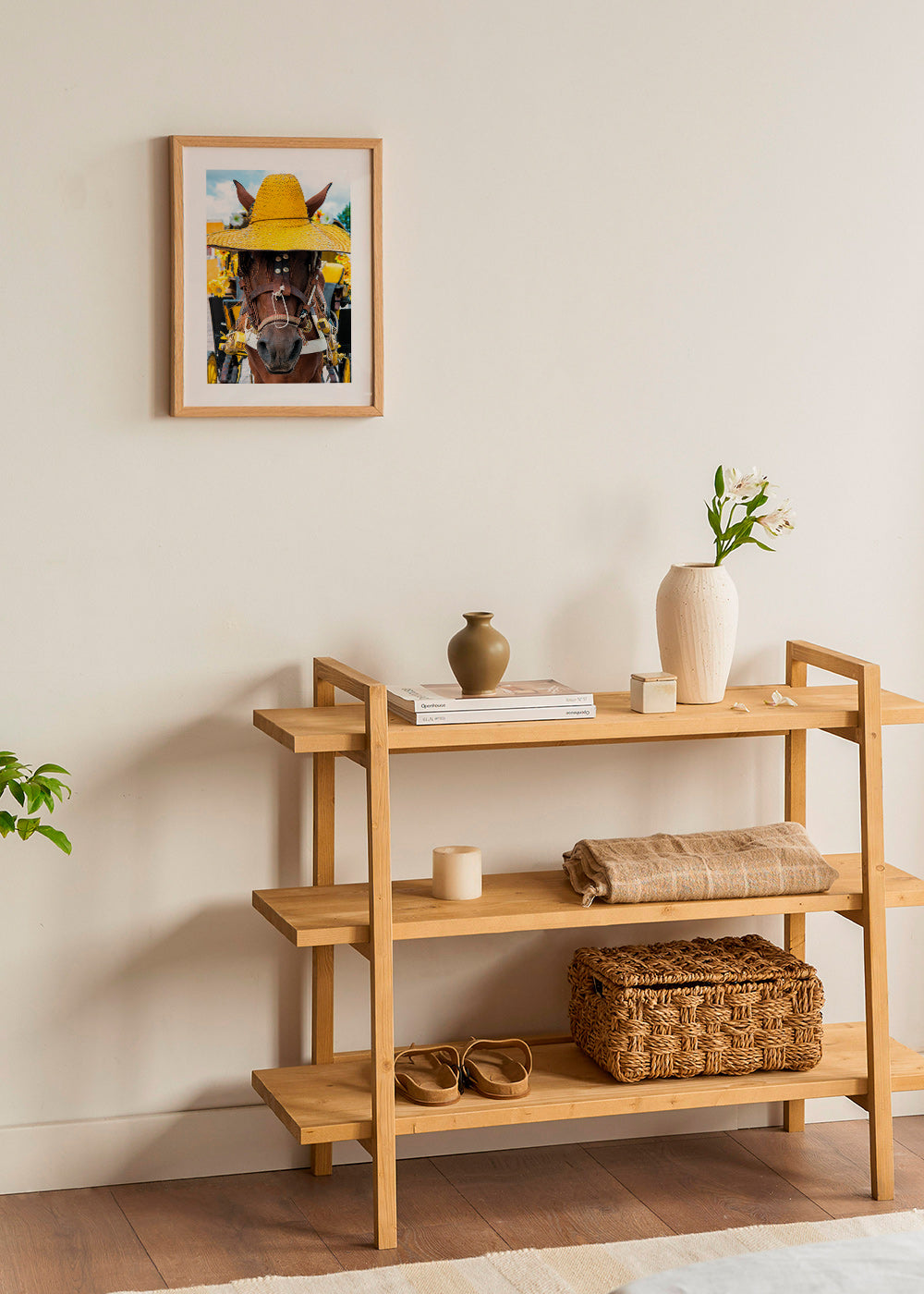 Pferd mit gelbem Hut – Product1