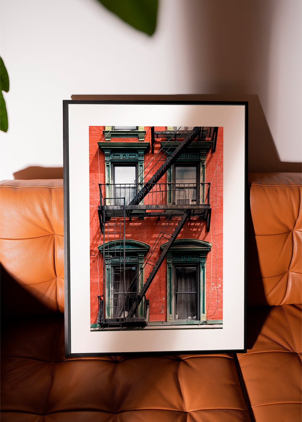 Stadtbild: NY-Fassade mit Feuertreppe – Product1