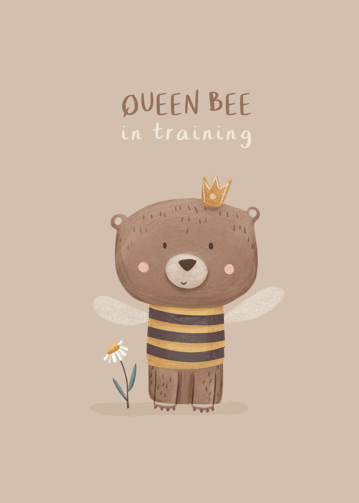 Queen bee beige - Unframed art print