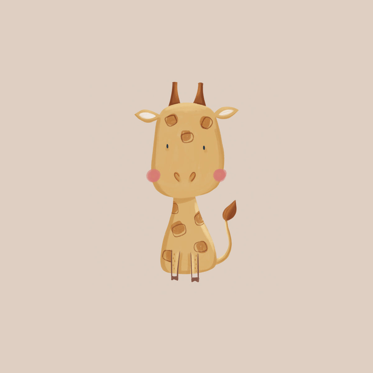 Giraffe - Unframed art print