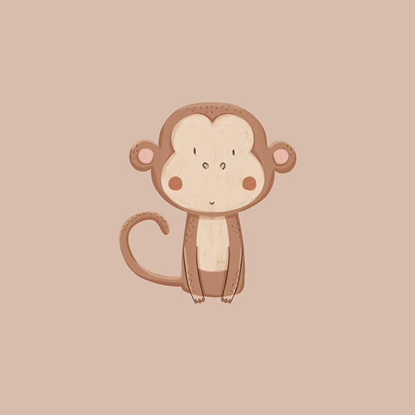 Minimalistisches Affenbild