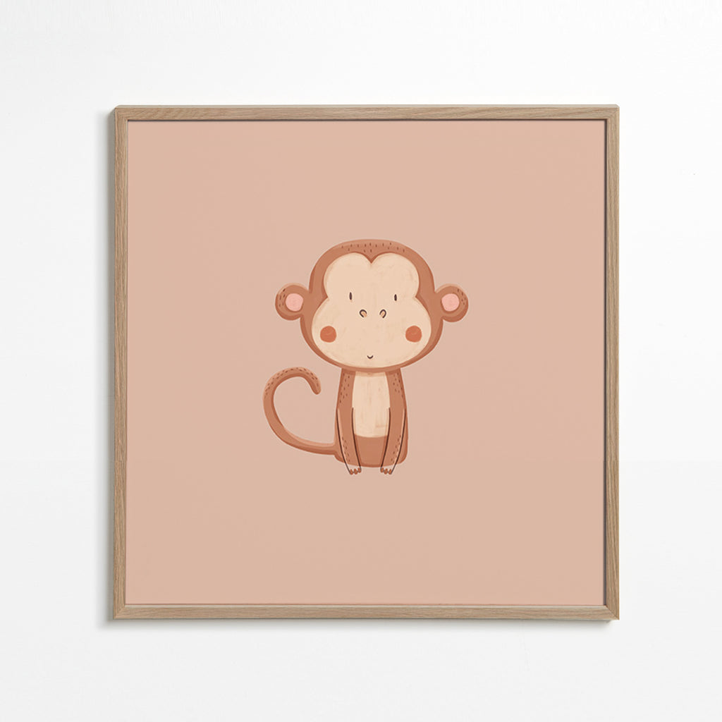 Minimalistisches Affenbild