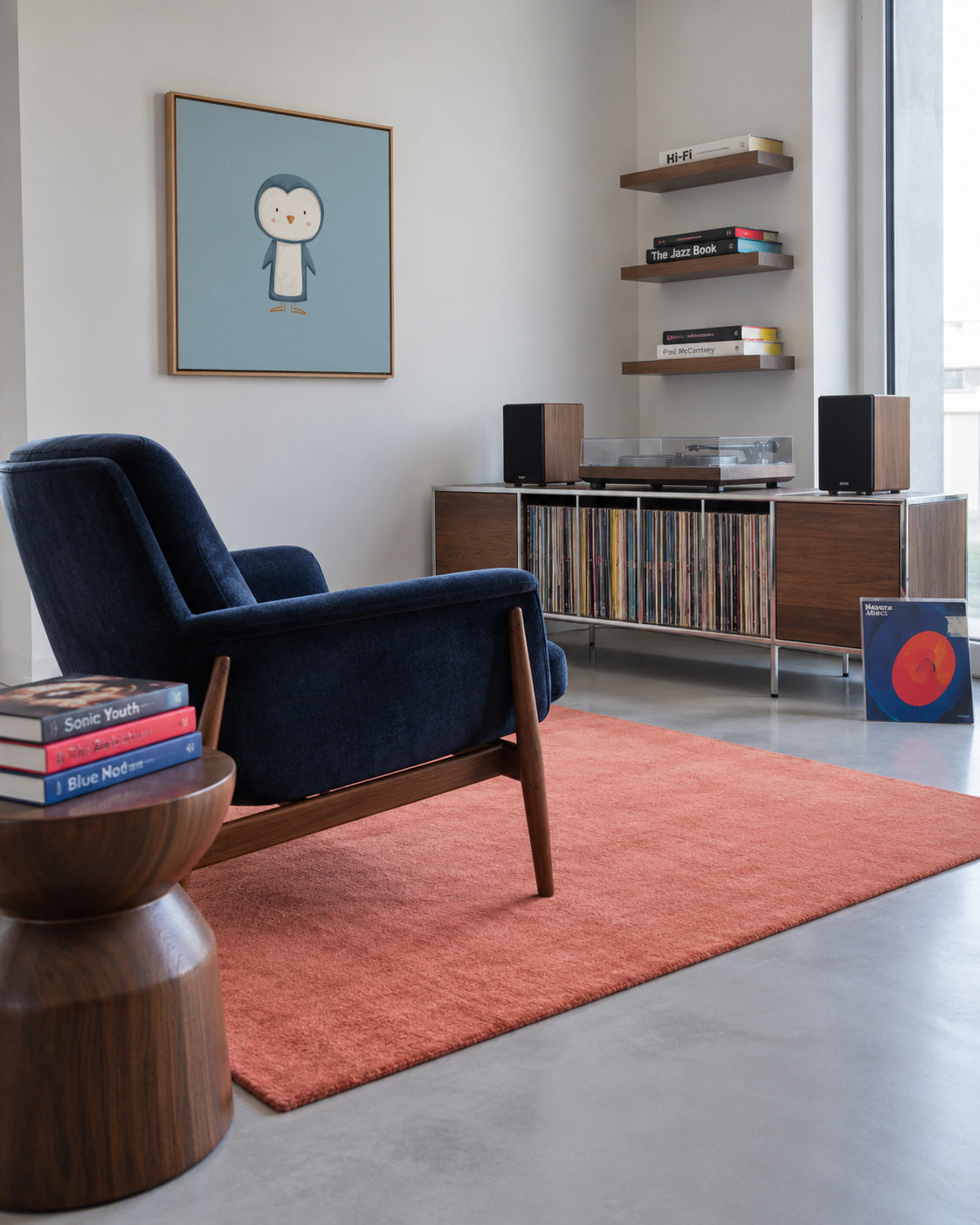Penguin - Framed canvas in an interior