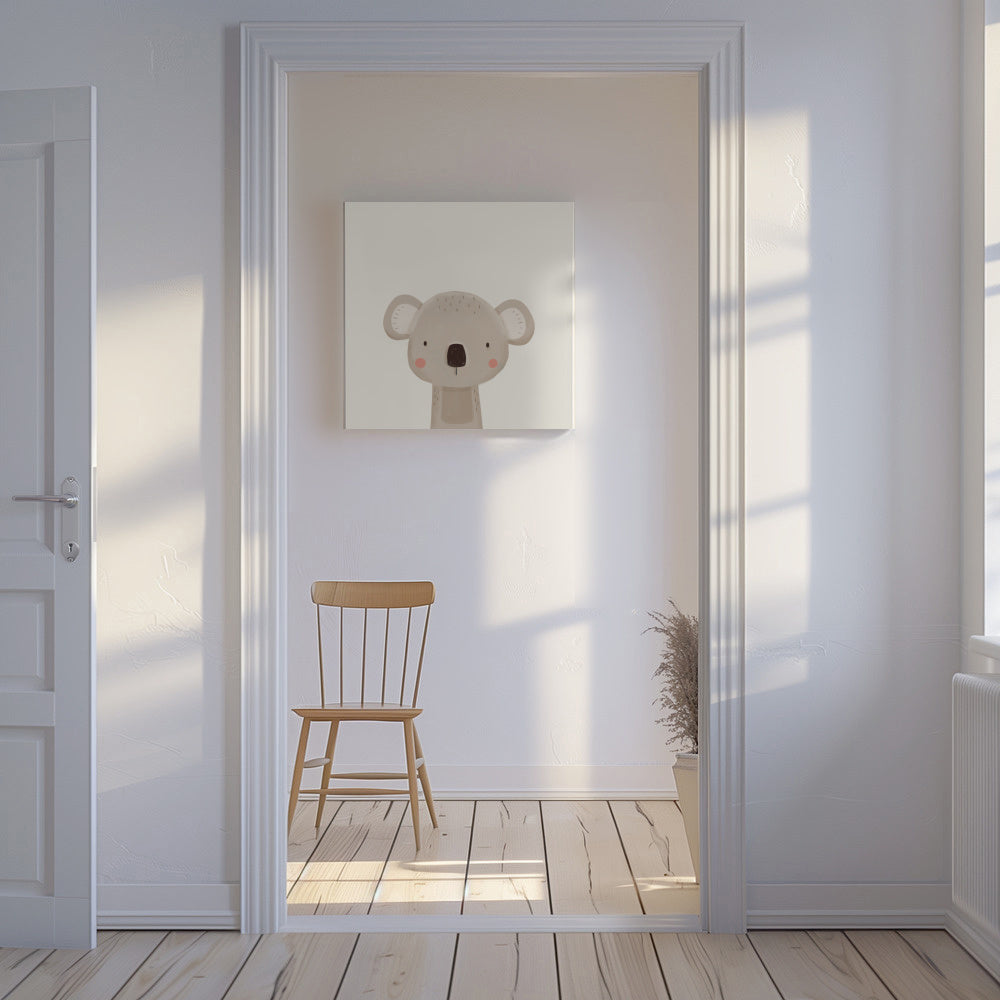 Sweet koala - Unframed canvas in an interior