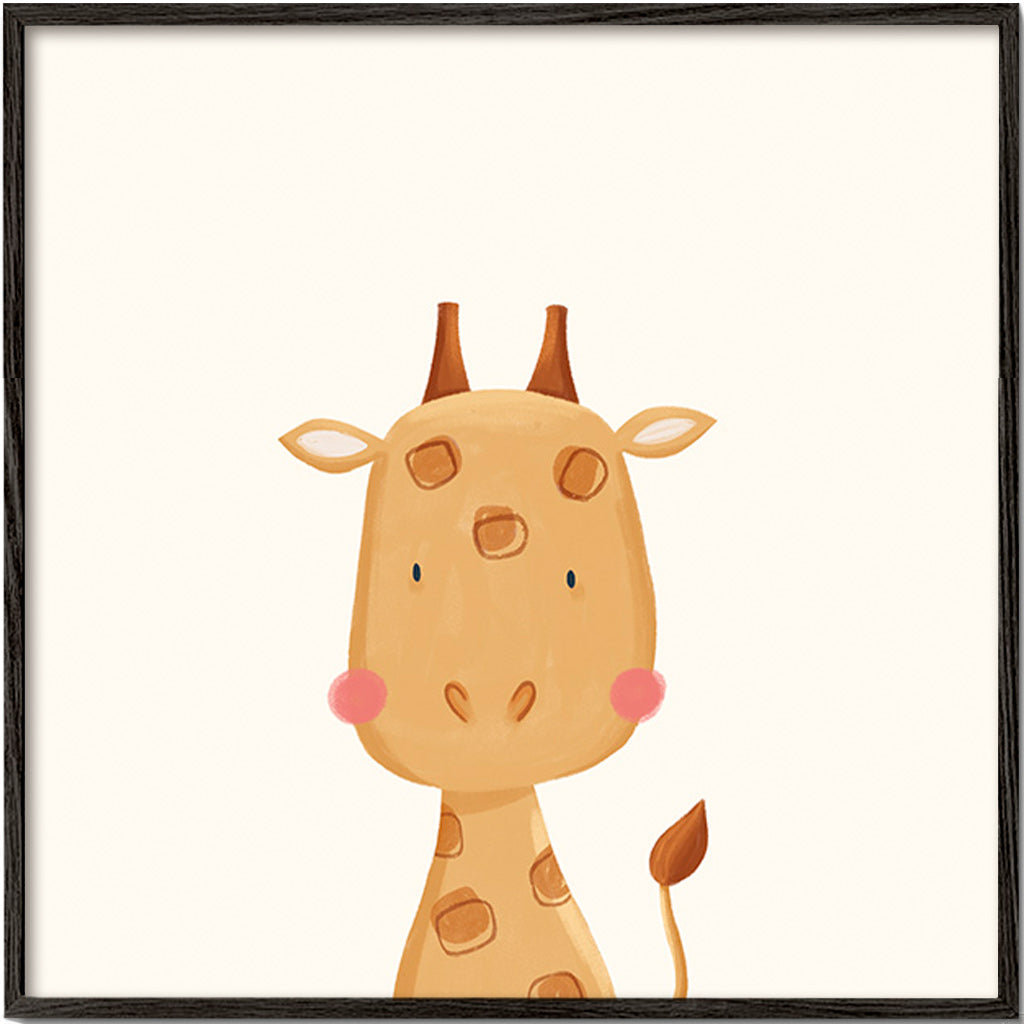 Kinderbild: süße Giraffe