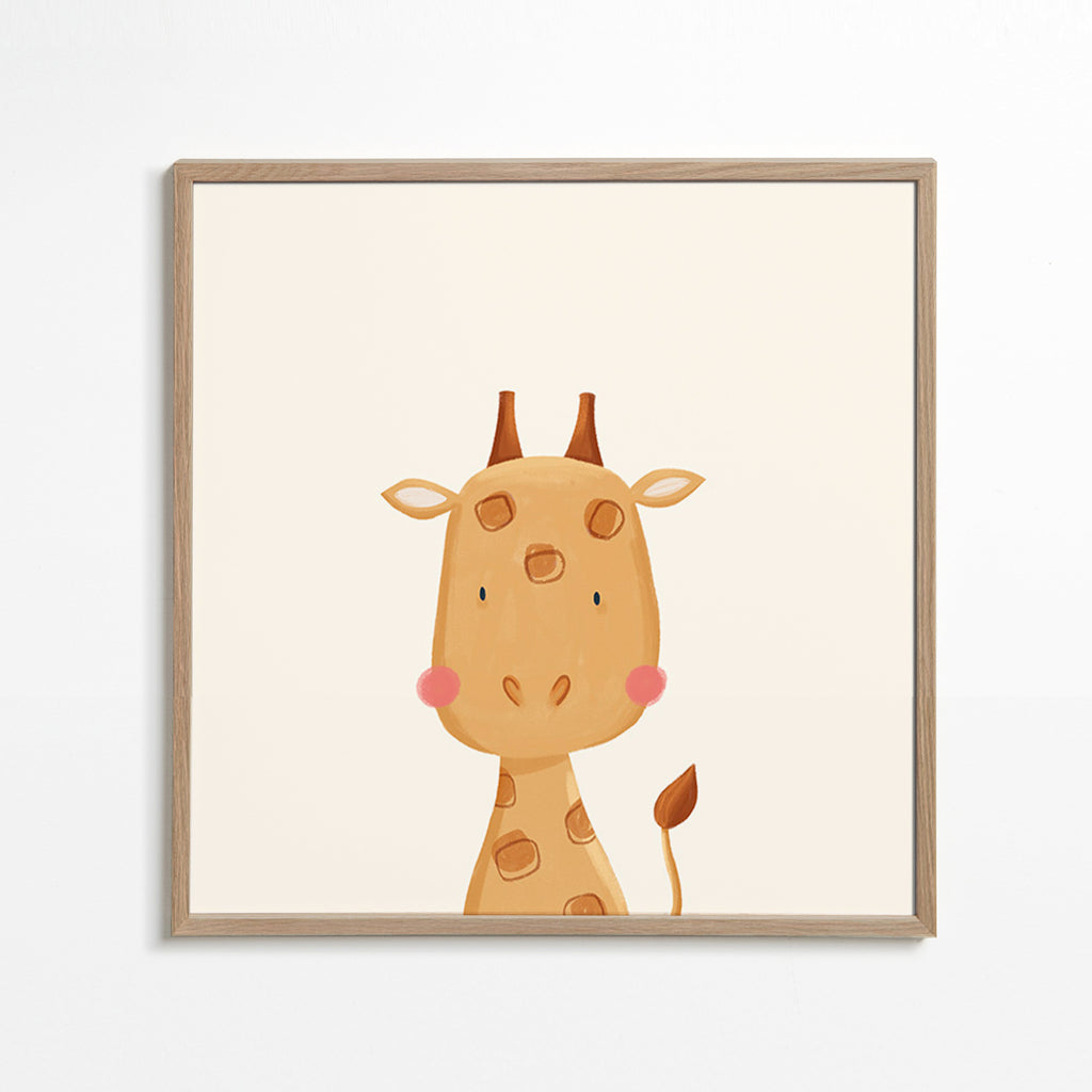 Kinderbild: süße Giraffe