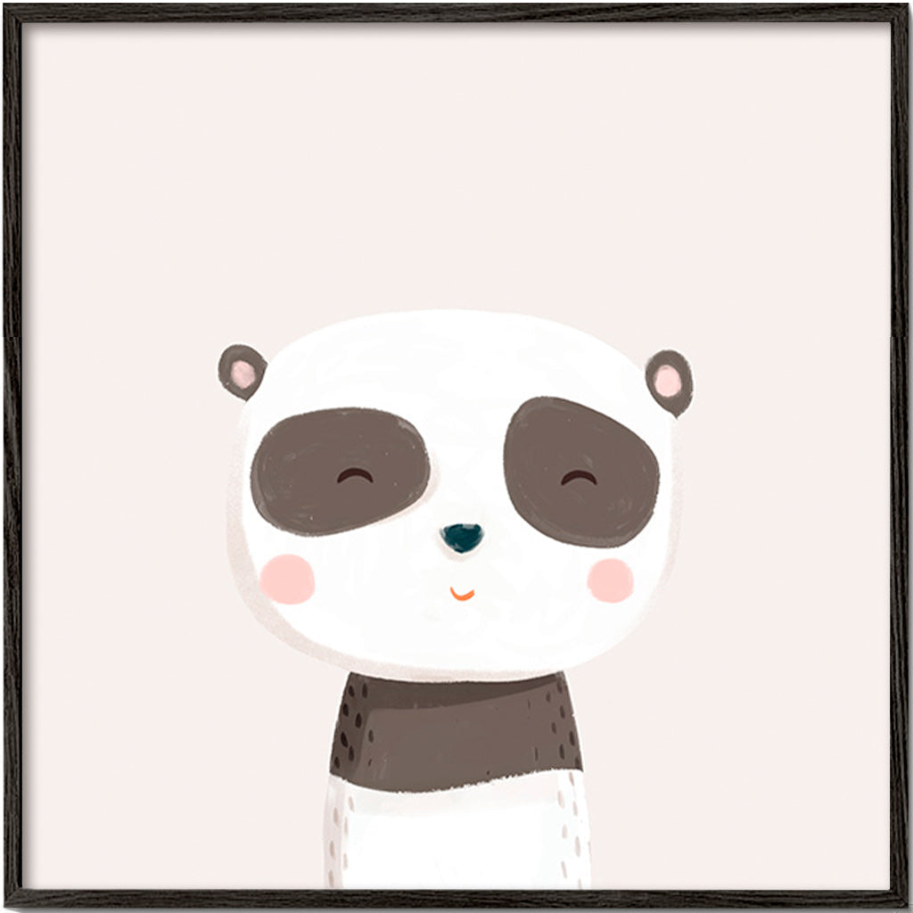 Kinderposter süßer Panda Illustration