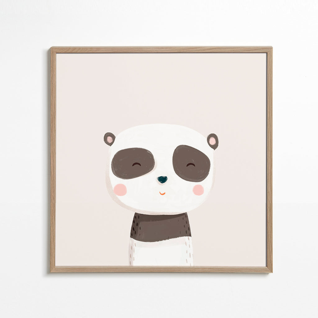 Kinderposter süßer Panda Illustration