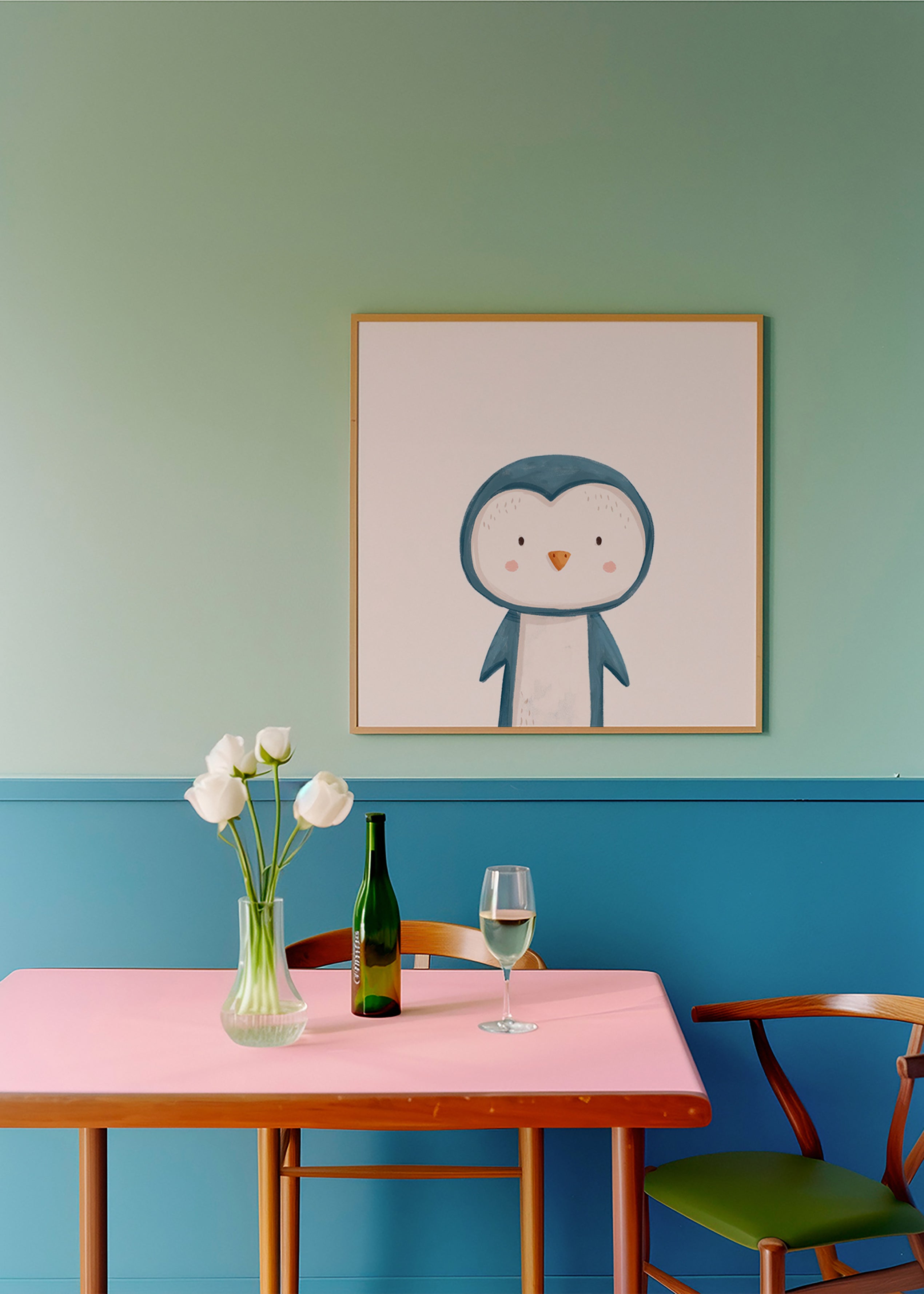 Pinguin-Illustration