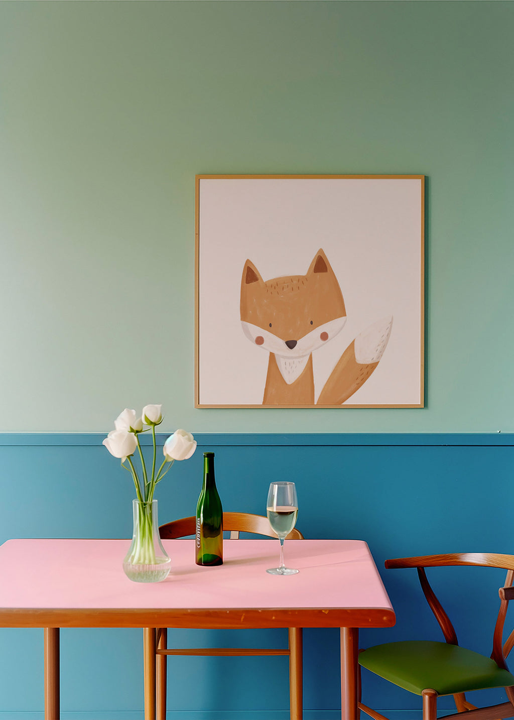 Süße Fuchs-Illustration