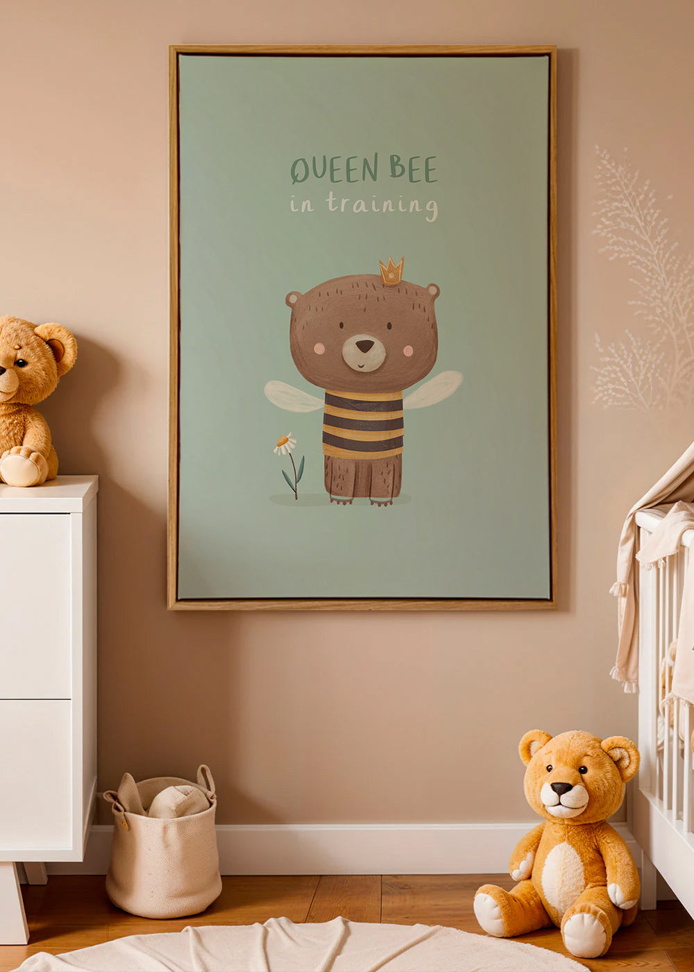 Kinderbild Queen Bee Bär mit Krone