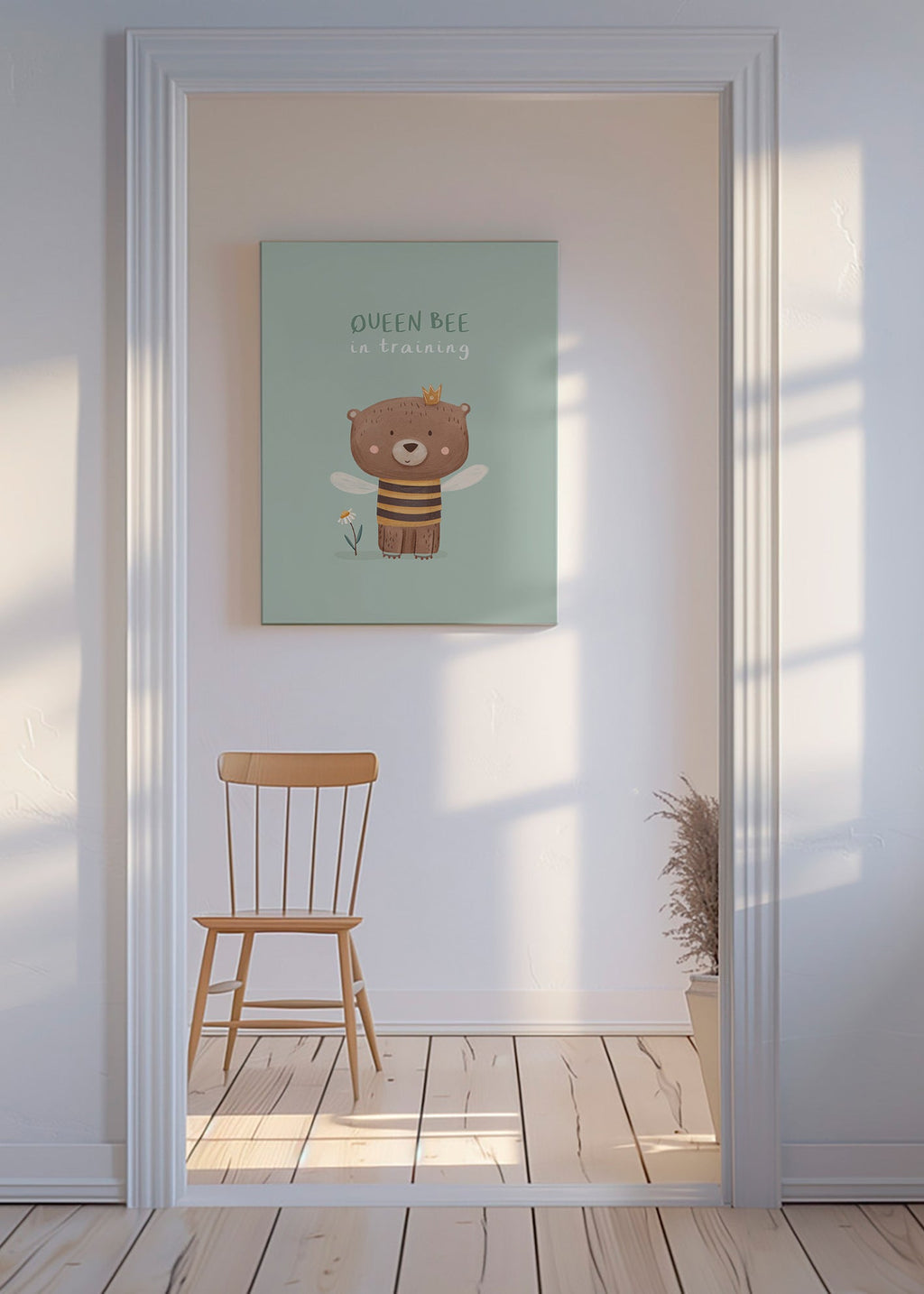 Kinderbild Queen Bee Bär mit Krone